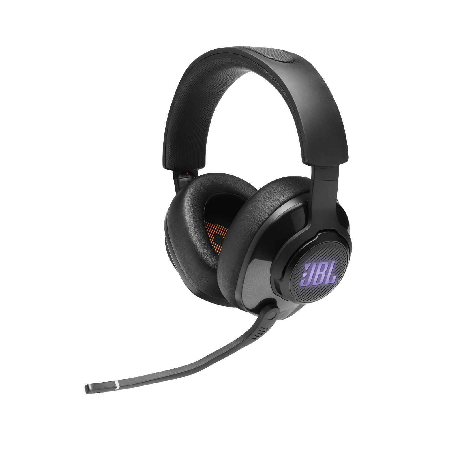 JBL Quantum 400 - Black - USB over-ear PC gaming headset with game-chat dial - Detailshot 3